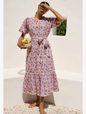 roller rabbit crochet dress Fern Floral Georgina Dress
